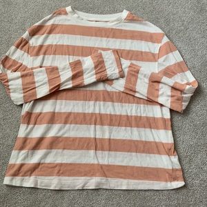 Striped pink shirt